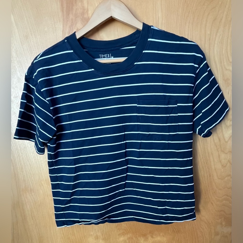 Navy stripe t shirt